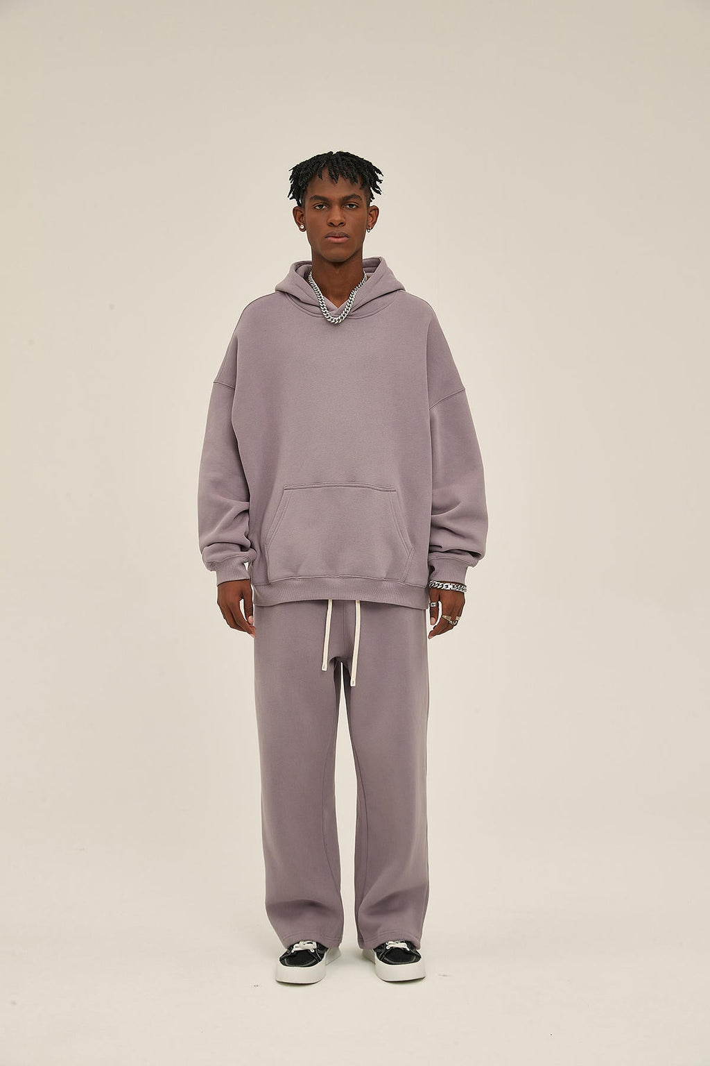350G Loose Fleece Men Hoodie - image 5