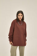 345G High Neckline Women Long Sleeve T-Shirt - image 1