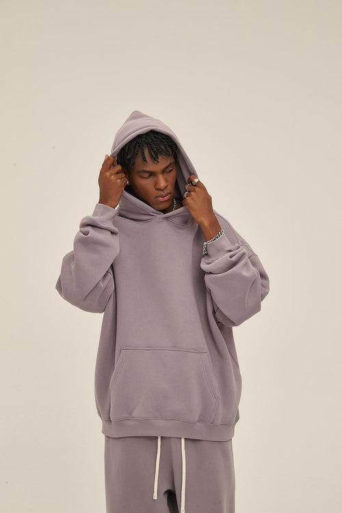 350G Loose Fleece Men Hoodie - image 2