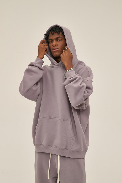 350G Loose Fleece Men Hoodie - image 1